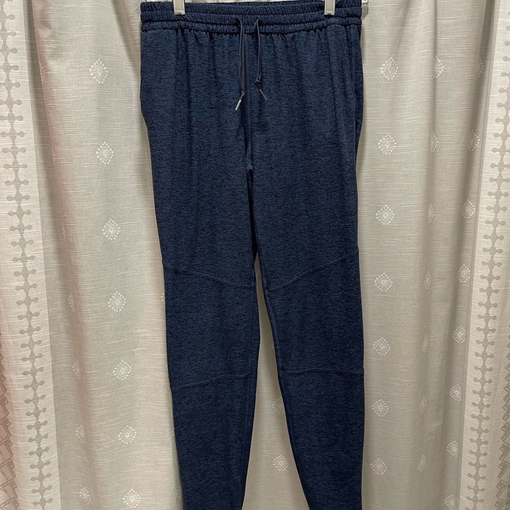 Women’s Blue and Black Heather Jogger Pants